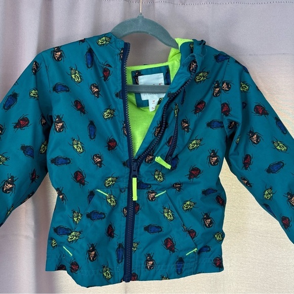 I. Cat & Jack size 2T bug rain jacket - Picture 1 of 3
